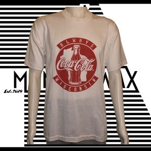 VTG Coca-Cola Wisconsin single stitch t shirt